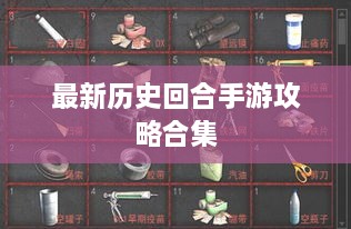 最新历史回合手游攻略合集