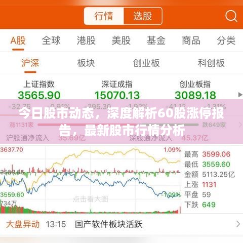 今日股市动态，深度解析60股涨停报告，最新股市行情分析