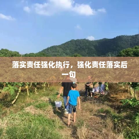 落实责任强化执行，强化责任落实后一句 