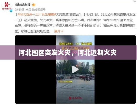 河北园区突发火灾，河北近期火灾 