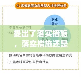 提出了落实措施，落实措施还是落实方案 